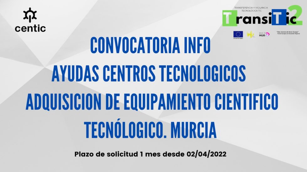 Convocatoria de ayudas dirigidas a los Centros Tecnológicos de la ...